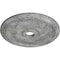 Ekena Millwork Theia Medallion (Canopies up to 6 3/4"), 24"OD x 3 5/8"ID x 1 3/4"P, Ultra Pure White Crackle CM24THUWC - alternate 3